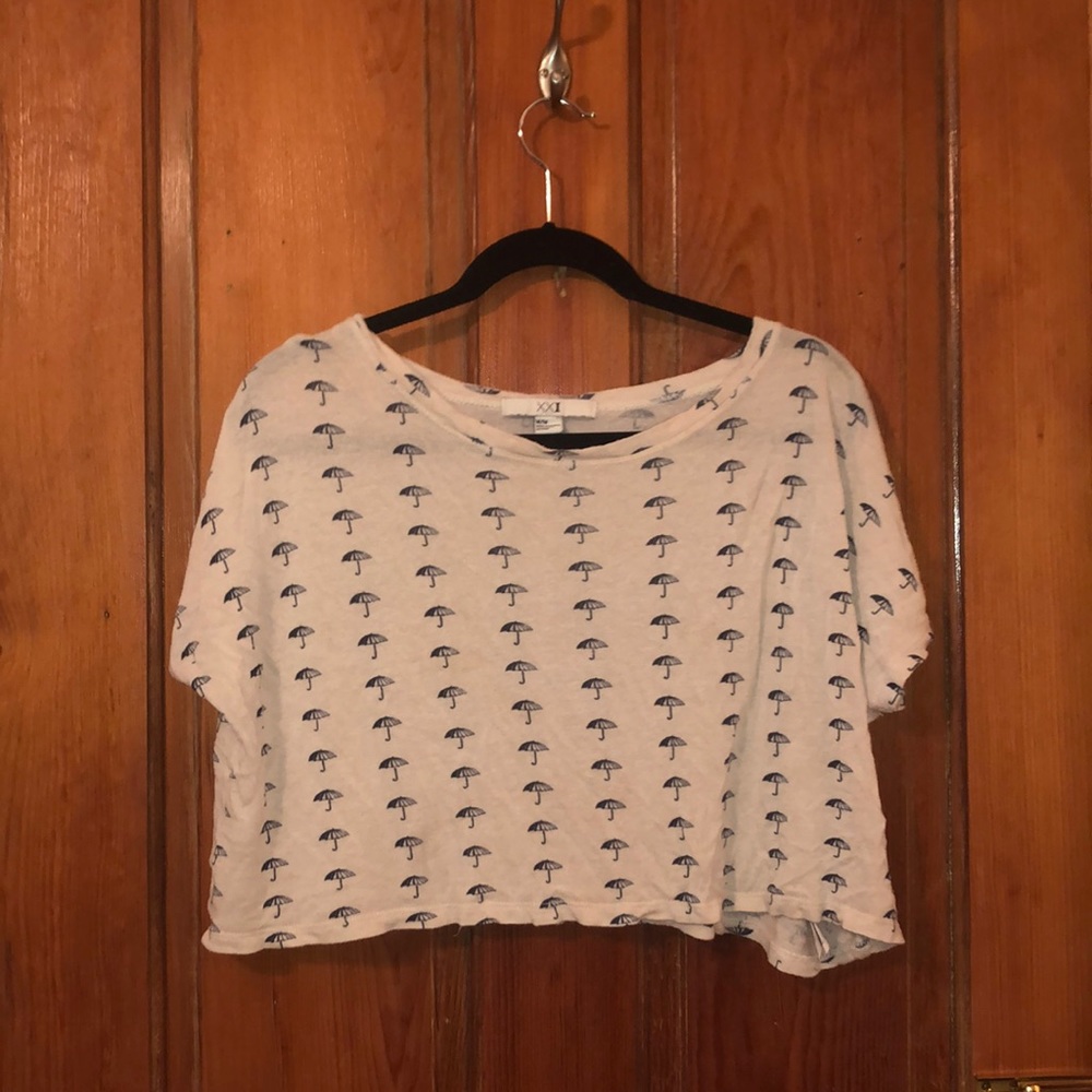 Adorable umbrella crop top